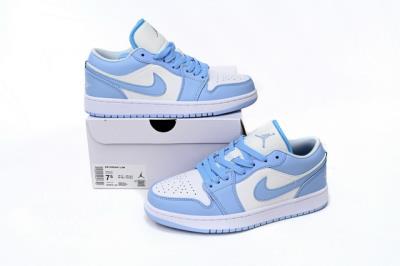 cheap quality Air Jordan 1 Travis Scott x Air Jordan 1 Low White Blue